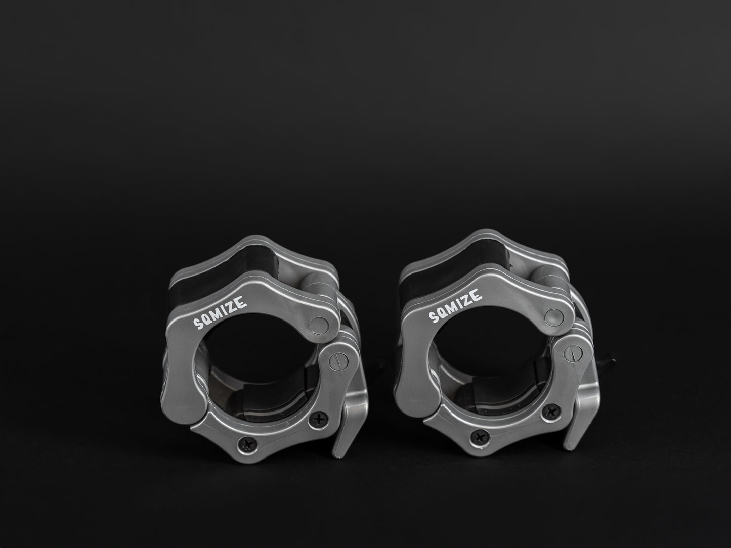 Barbell Sluiting - JAW klem - 50 mm SQMIZE® OC10C Grijs (per paar)