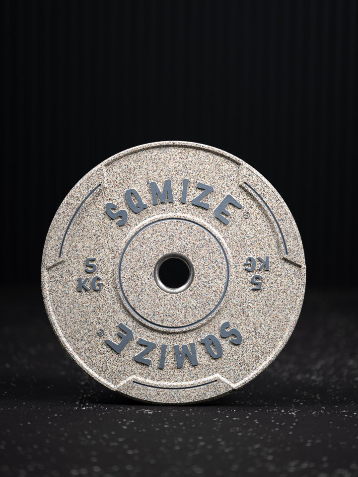 Premium Bison high-tempered bumper plate set SQMIZE® V-CRNW150