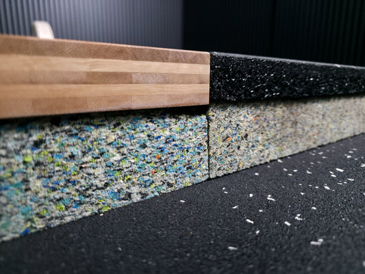 SQMIZE® LP230 Deadlift platform – 255 x 155 cm, 8 cm demping