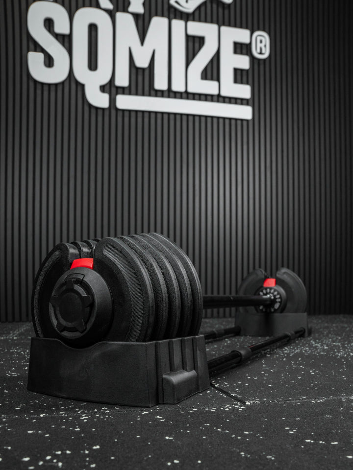 Adjustable Dumbbell & Barbell Set SQMIZE® AJDB41