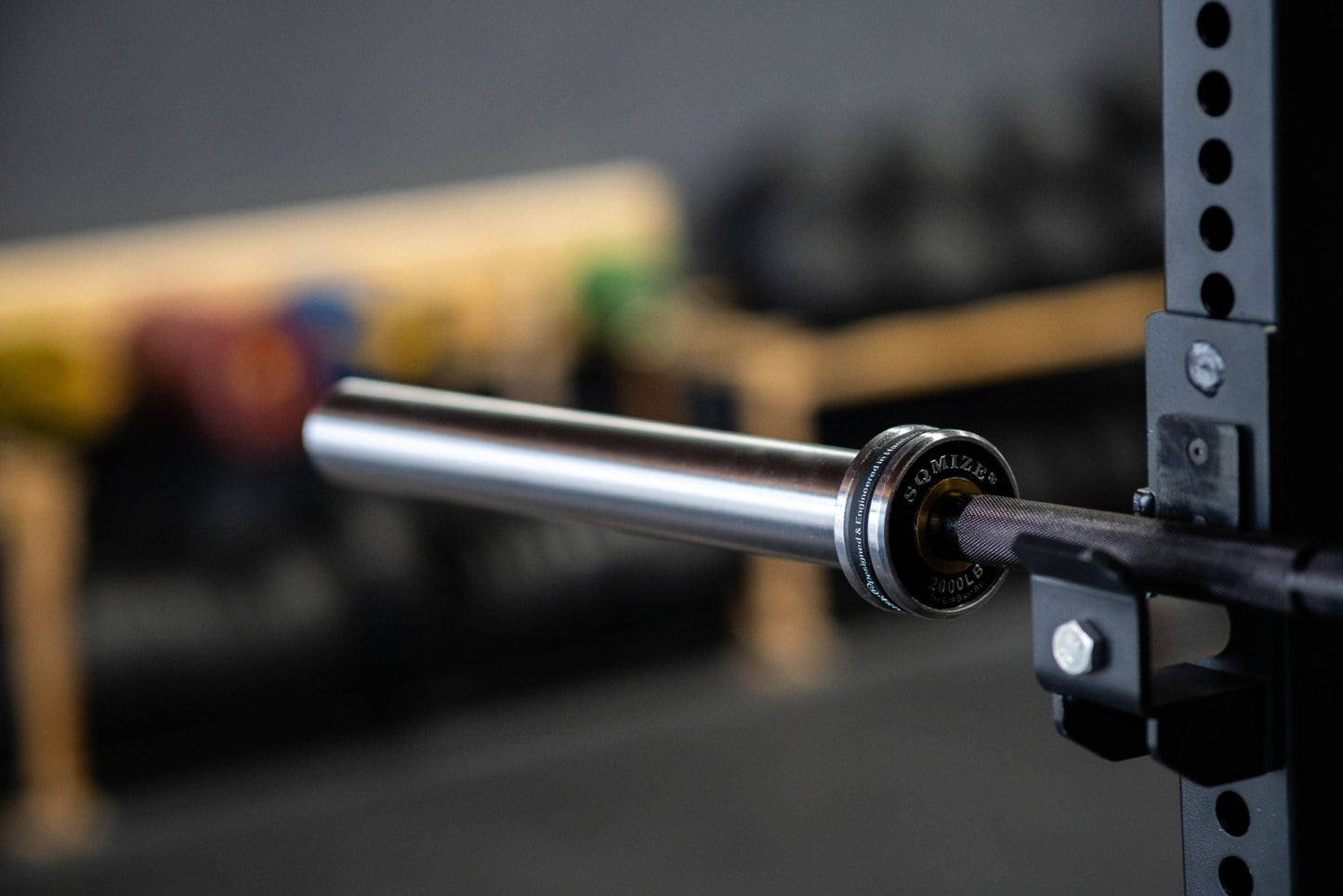 Bison Barbell Crosslifting® SQMIZE® ELITE CLUB OB86CRm-D (20kg) - SQMIZE Nederland