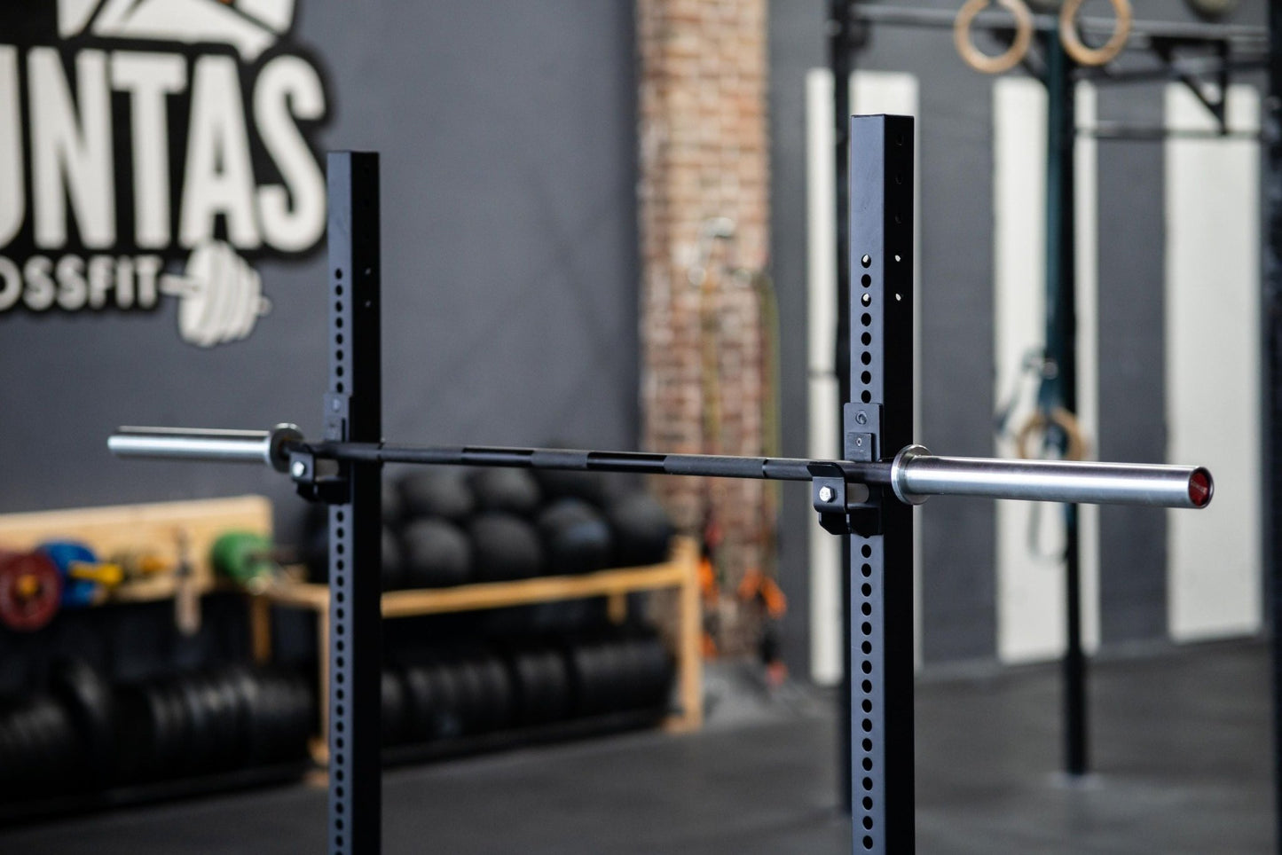 Black Bison Powerlifting Barbell SQMIZE® OB86PLm-KDK POWER PACK Ceramic Black-Onyx (20kg) - SQMIZE Nederland