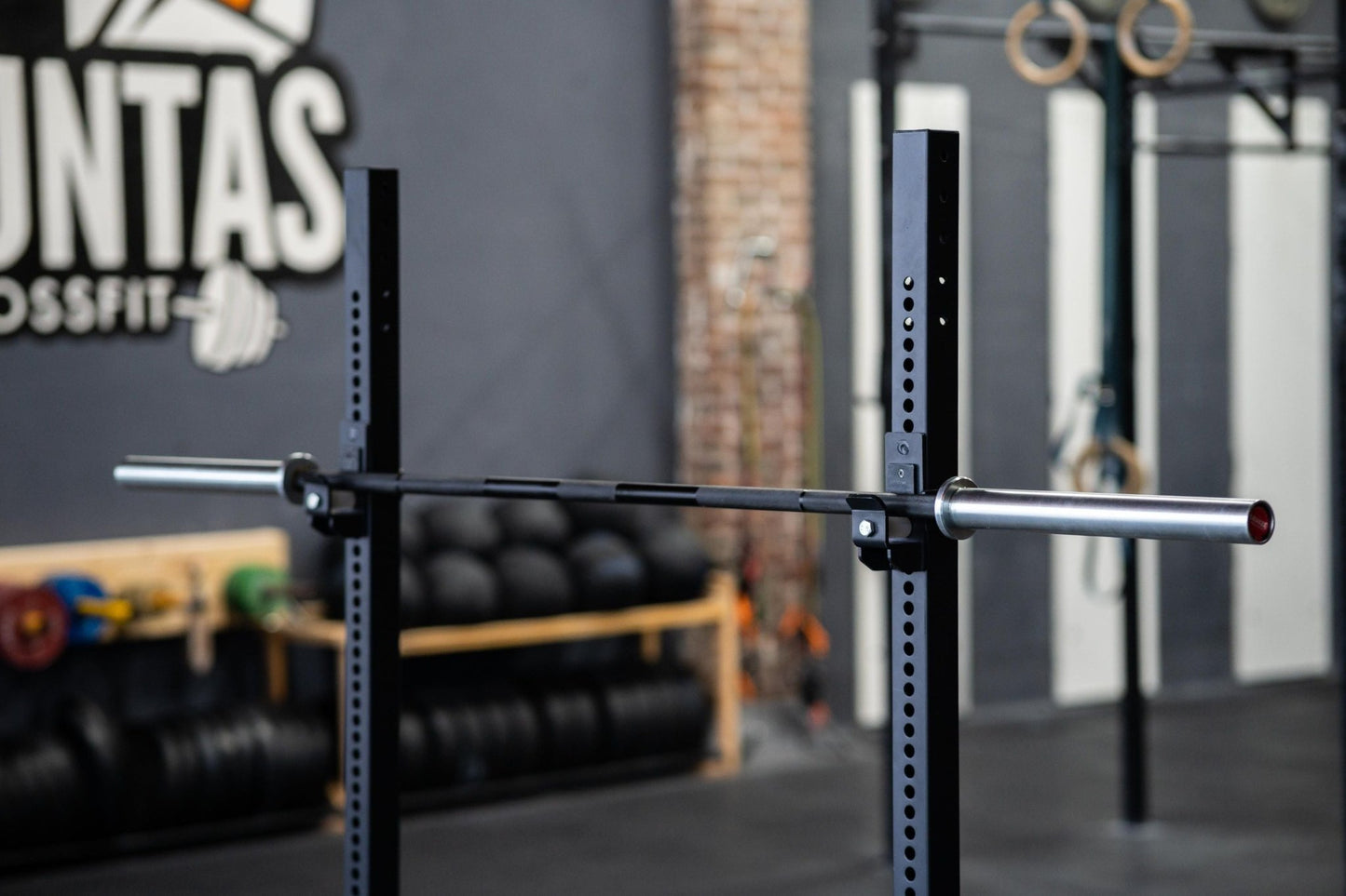 Black Bison Powerlifting Barbell SQMIZE® OB86PLm-KDK POWER PACK Ceramic Black-Onyx (20kg) - SQMIZE Nederland
