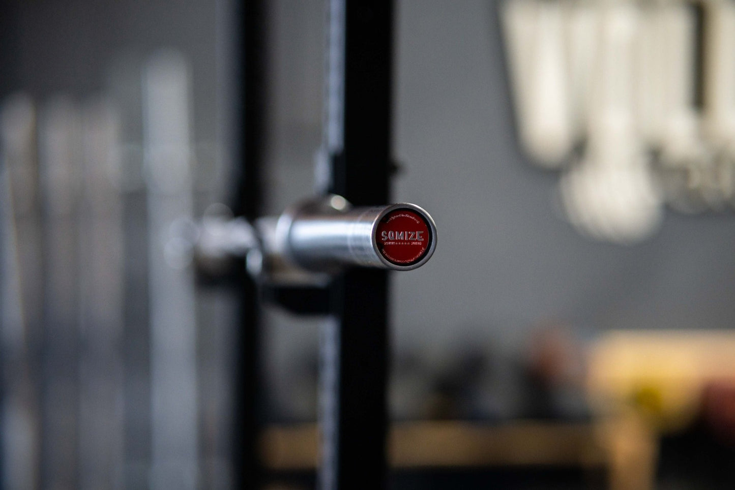 Competition Power Barbell SQMIZE® PREMIUM BISON OB86PL-HTst Quantum Edelstaal (20kg) - SQMIZE Nederland