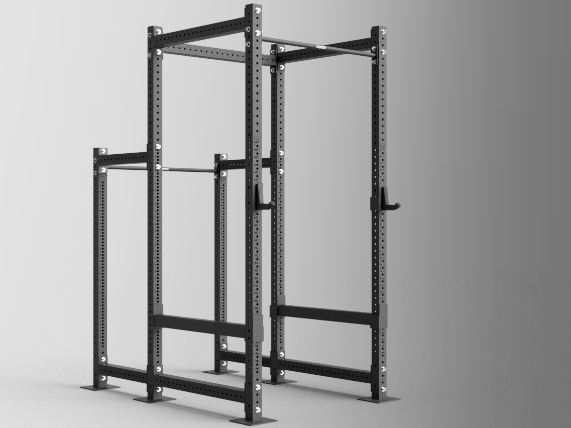 Power Rack + Half Rack Configurator SQMIZE® PREMIUM BISON - SQMIZE Nederland