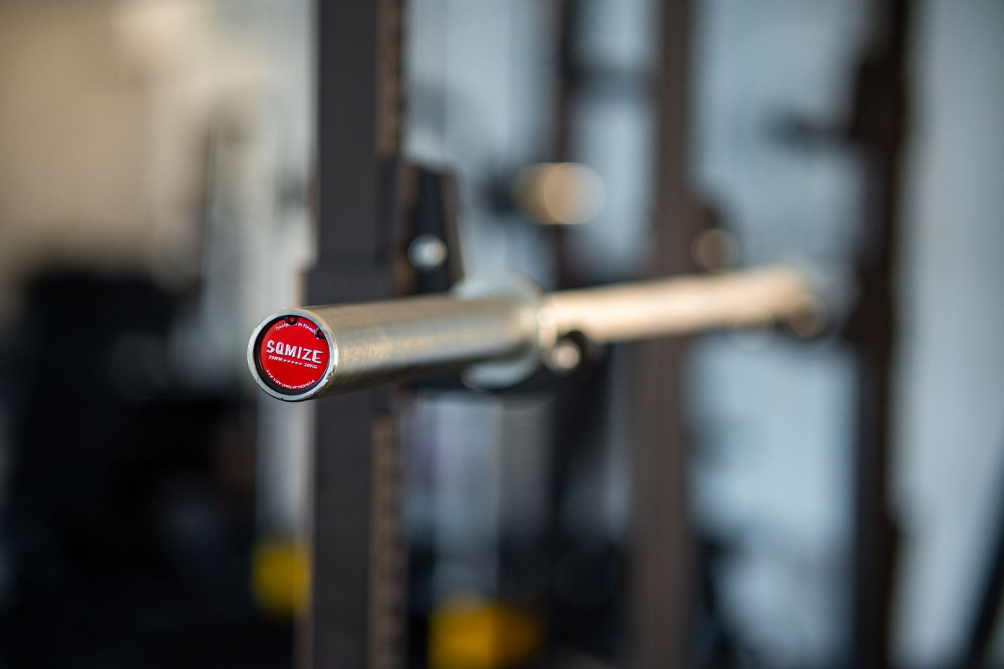 Powerlifting Barbell SQMIZE® PREMIUM BISON OB86PL-KDK-G Cerakote Stormtrooper Wit (20kg) - SQMIZE Nederland