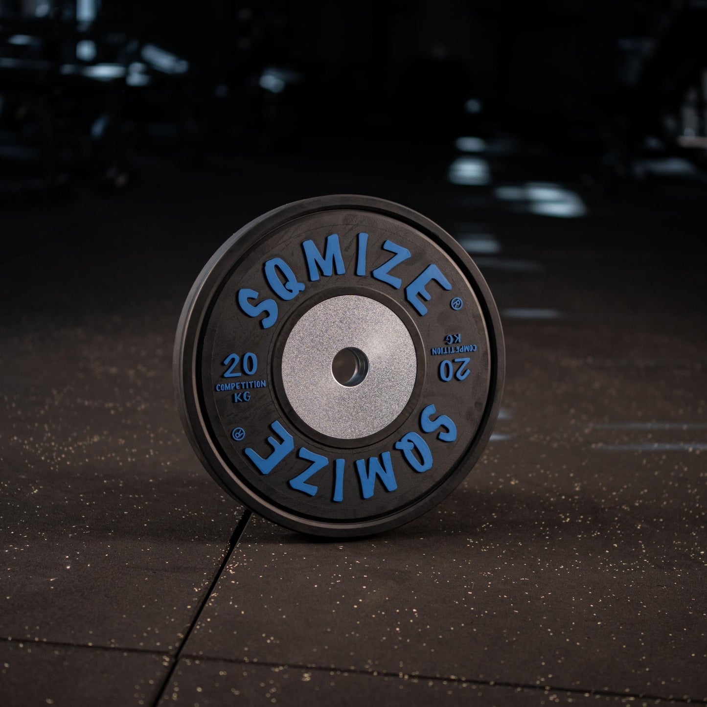 Premium Bison Black Competition Bumper Plate Set SQMIZE® V-CompBP90, 90 kg - SQMIZE Nederland