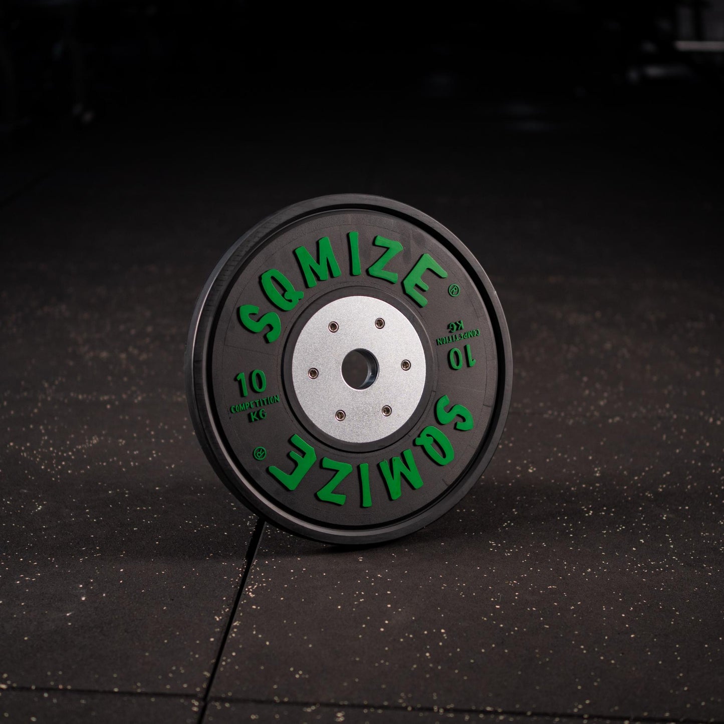 Premium Bison Black Competition Bumper Plate SQMIZE® V-CompBP10 - SQMIZE Nederland