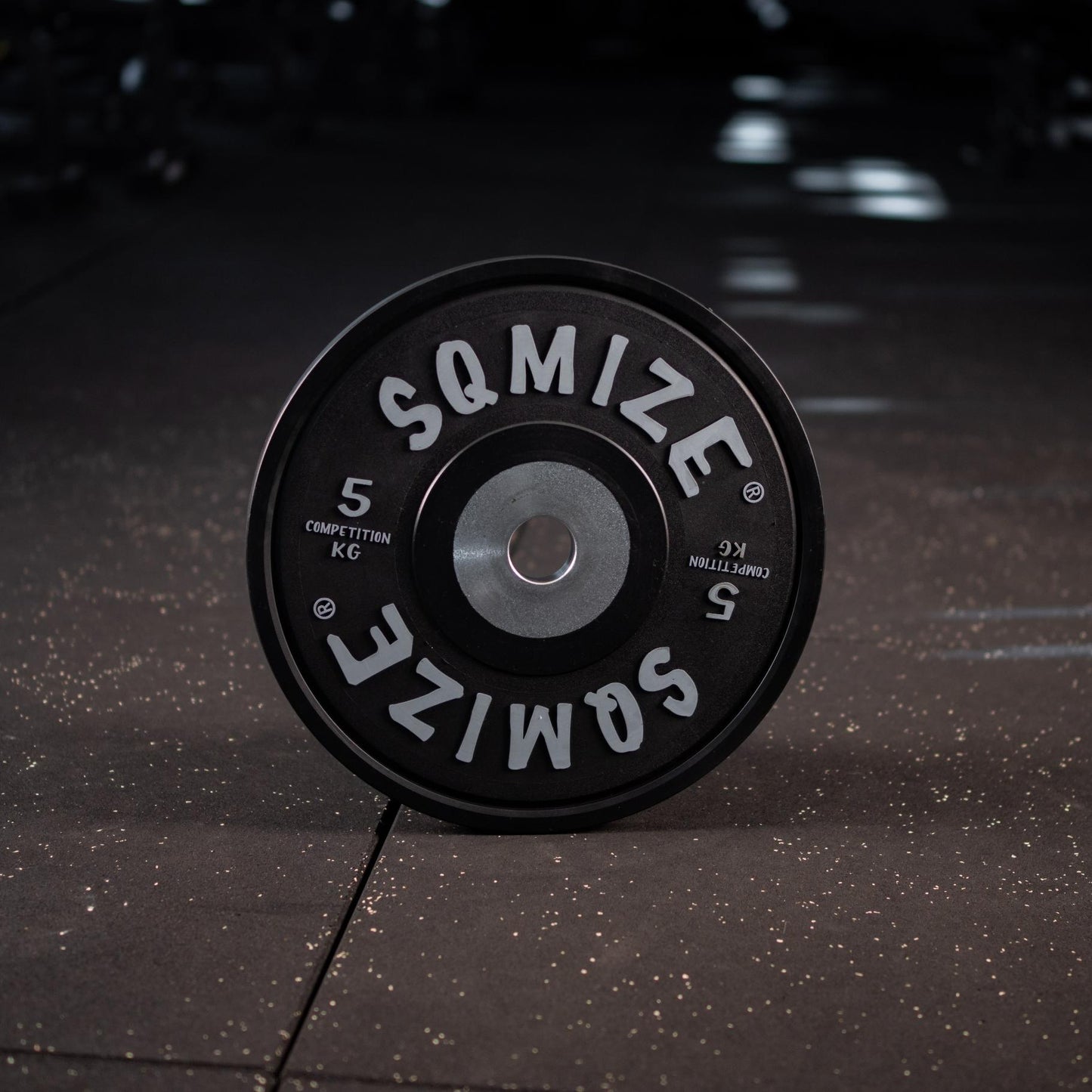 Premium Bison Black Competition Bumper Plate SQMIZE® V-CompBP5 - SQMIZE Nederland