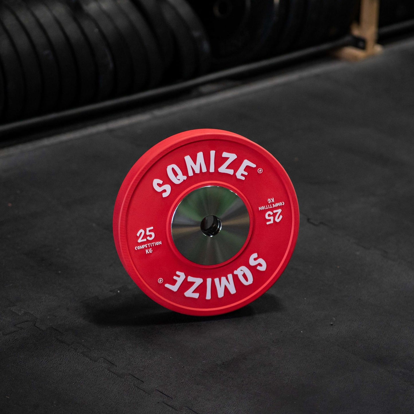 Premium Bison Competition SQMIZE® Bumper Plate CompBP25 - SQMIZE Nederland