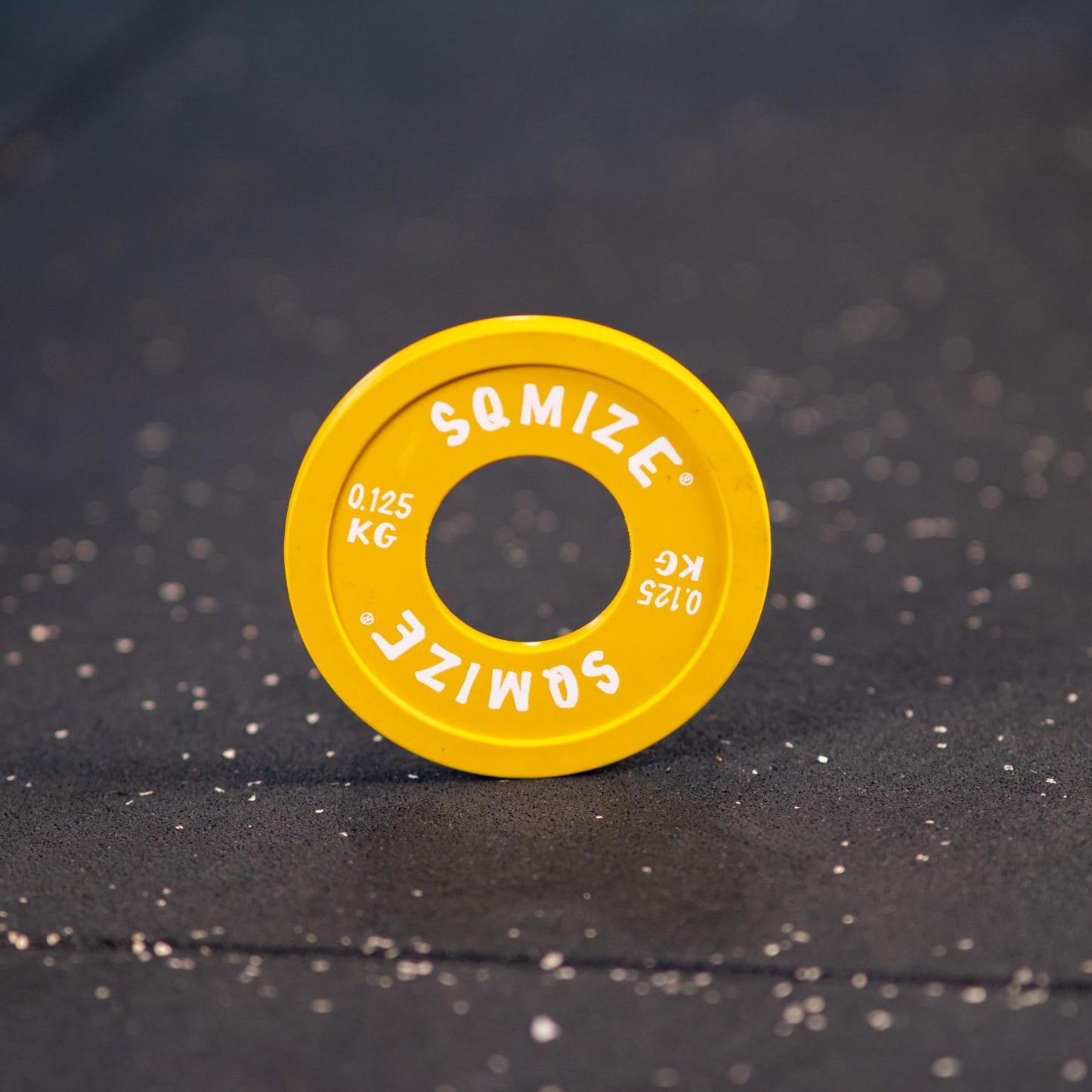 Premium Fractional Plate SQMIZE® TP0.125, Geel, Rubber Gecoat - SQMIZE Nederland