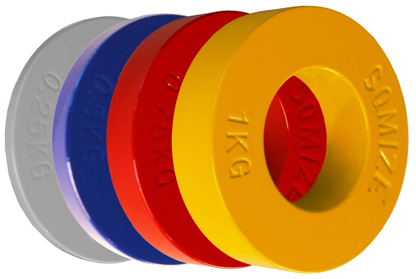 SQMIZE® FP500 Fractional Steel Plate Set, 5 kg Set - SQMIZE Nederland