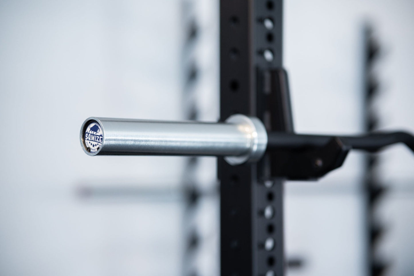 SQMIZE® Olympia Rackable Curl Barbell OB75 Ceramic Black Edition, 191 cm (15kg) - SQMIZE Nederland