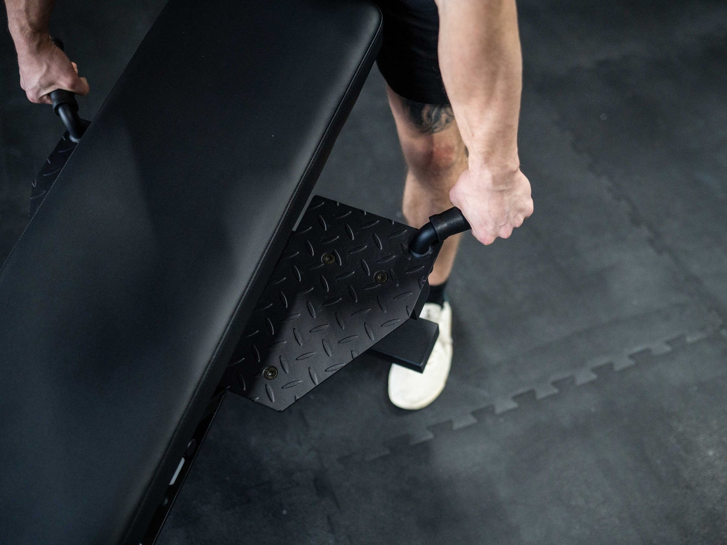 Trainingsbank SQMIZE® ELITE CLUB SQ-R660 met Spotterstands - SQMIZE Nederland