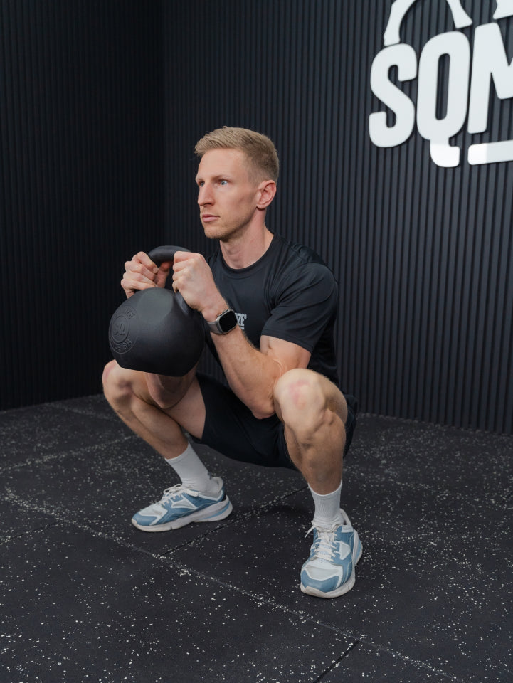 Black Competition Kettlebell SQMIZE® BCK12, 12 kg