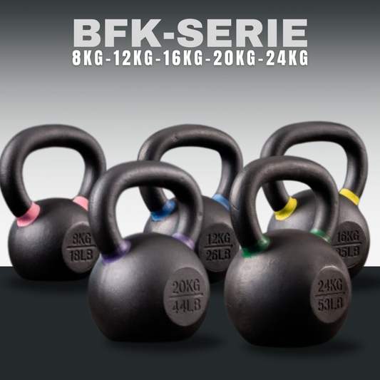 Black Kettlebell SQMIZE® BFK80 SET 80 kg