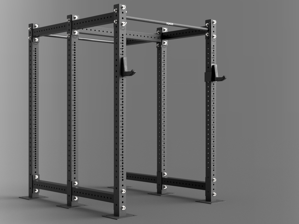 Half Power Rack Configurator SQMIZE® PREMIUM BISON - SQMIZE Nederland