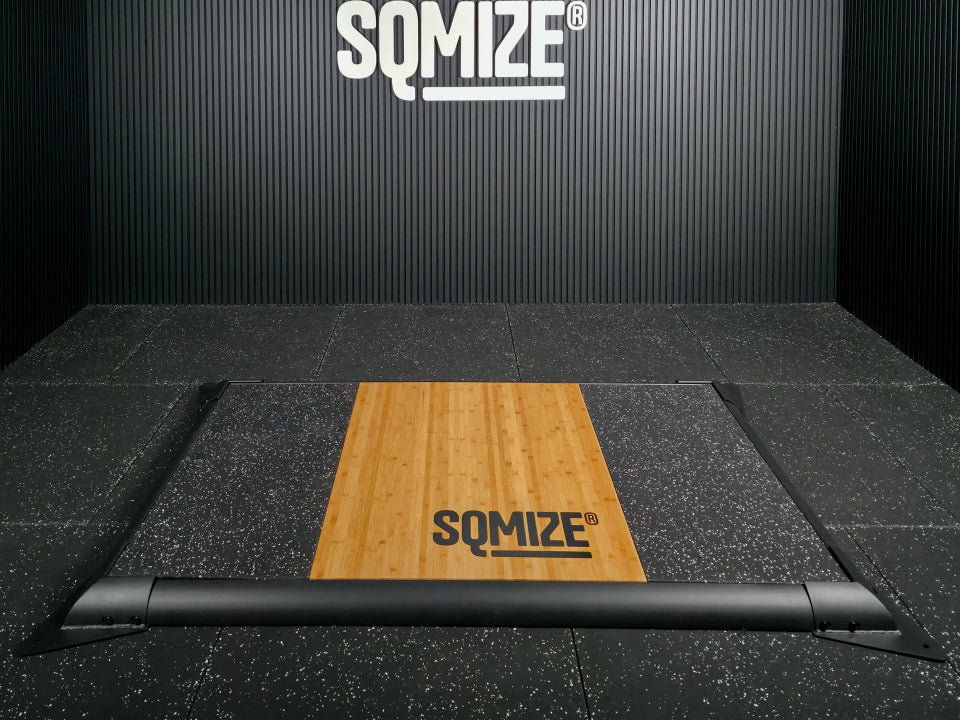 SQMIZE® LP230 Deadlift platform – 255 x 155 cm, 8 cm demping