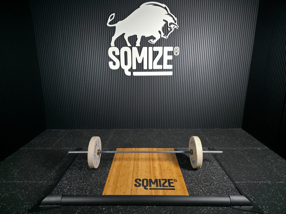 SQMIZE® LP230 Deadlift platform – 255 x 155 cm, 8 cm demping