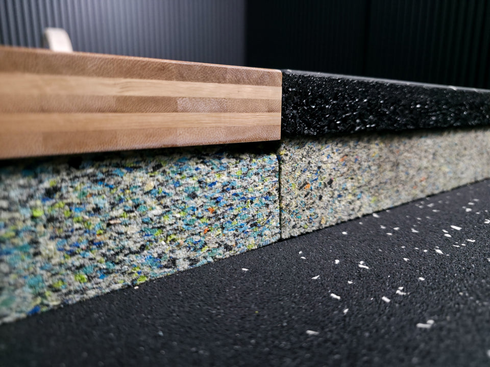 SQMIZE® LP230 Deadlift platform – 255 x 155 cm, 8 cm demping