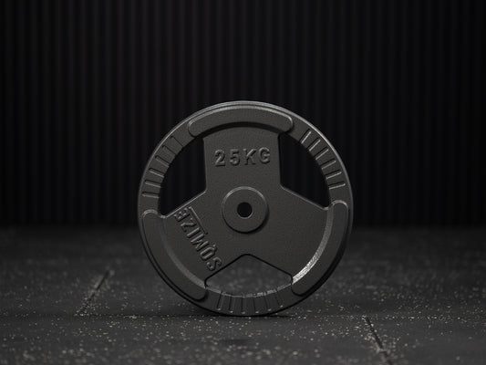 SQMIZE® OPH30 - 25 kg Gewichtsschijf – Antraciet (30 mm)