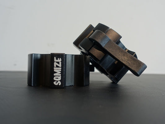 Barbell Sluiting - JAW klem - 50 mm SQMIZE® OC12 Aluminium Zwart - SQMIZE Nederland