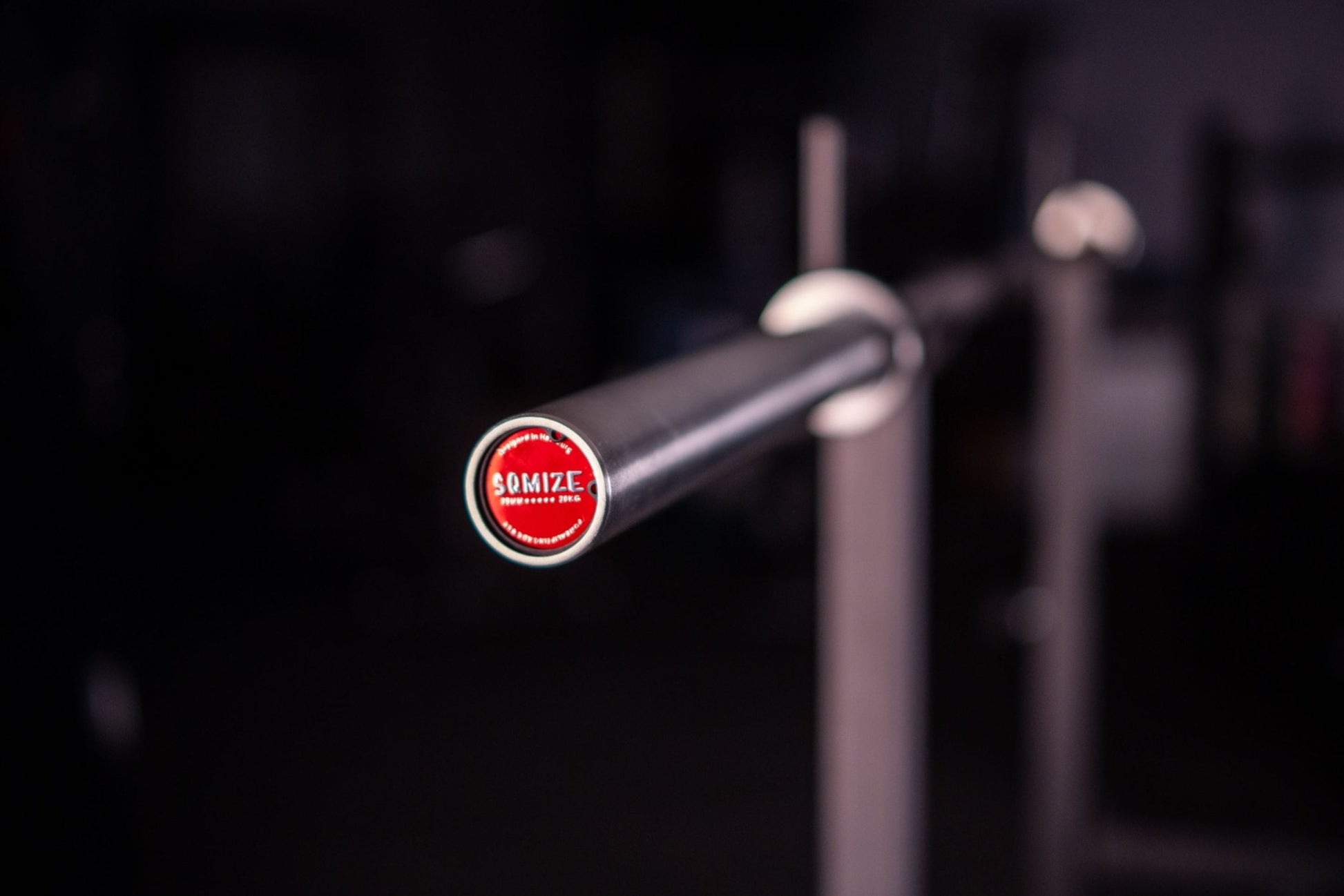 Black Bison Powerbarbell SQMIZE® ELITE CLUB OB86PLm-KDK Titanium Black (20kg) - SQMIZE Nederland