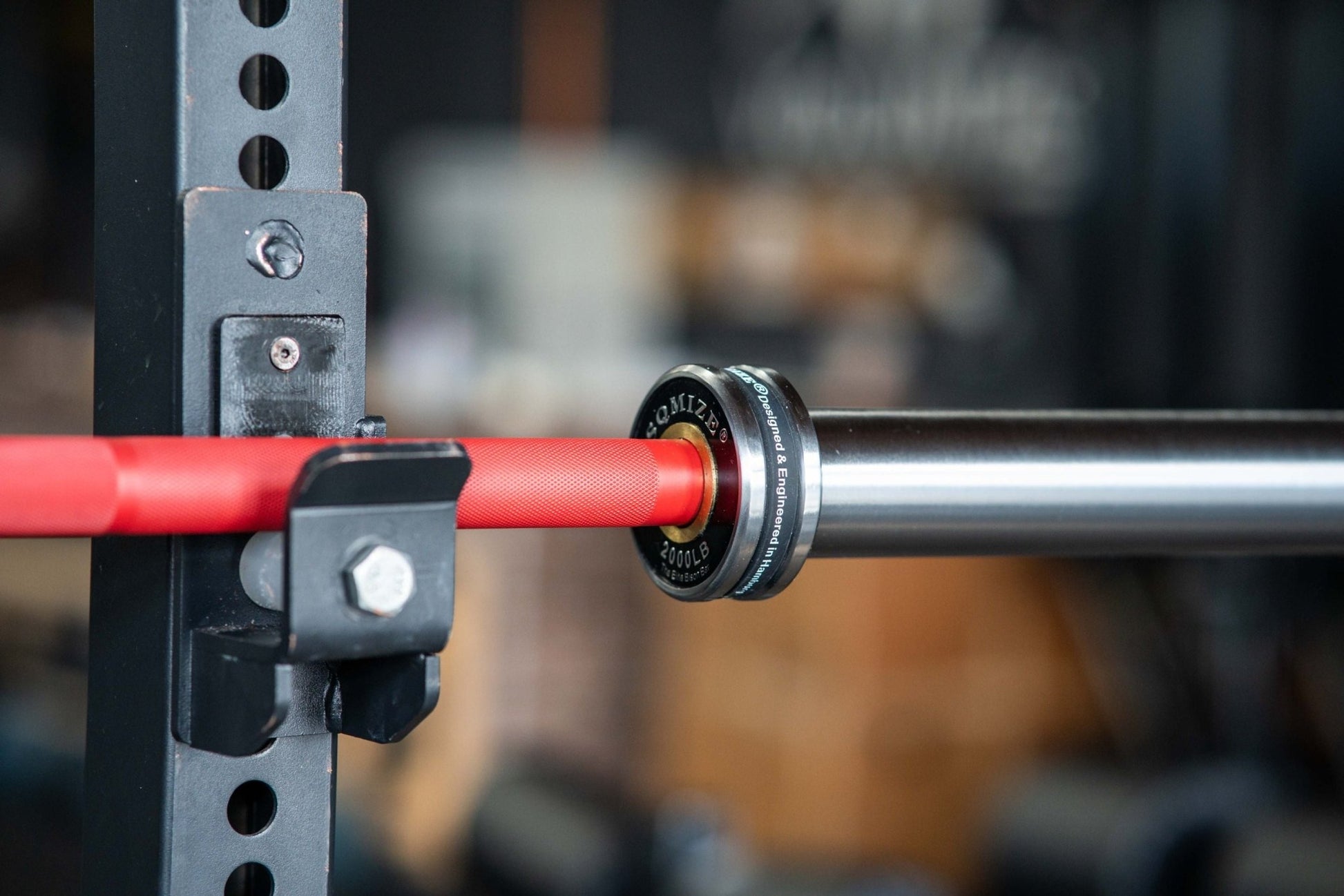 Cerakote Barbell SQMIZE® PREMIUM BISON OB86CRm-DG Ruby Red (20kg) - SQMIZE Nederland