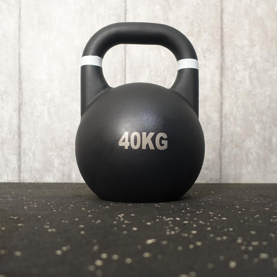 Competition Steel Kettlebell SQMIZE® CSK40, BLACK EDITION, 40 kg - SQMIZE Nederland