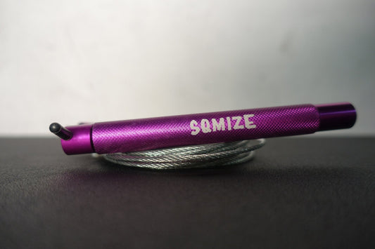 Heavy Jump Rope SQMIZE® SRS Training Stainless Steel, Purple Edition - SQMIZE Nederland