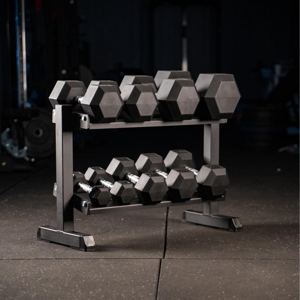 Hex Dumbbell Set met Rek SQMIZE® SQ210-R100 - SQMIZE Nederland