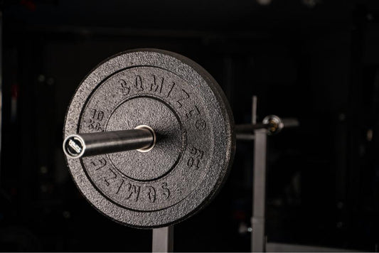 High-Tempered Bumper Plate Met Barbell SQMIZE® CRBS30 Starterset, 50 kg - SQMIZE Nederland