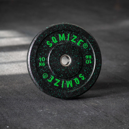 High-Tempered Bumper Plate SQMIZE® CRBP-C10 Training Color, 10 kg - SQMIZE Nederland