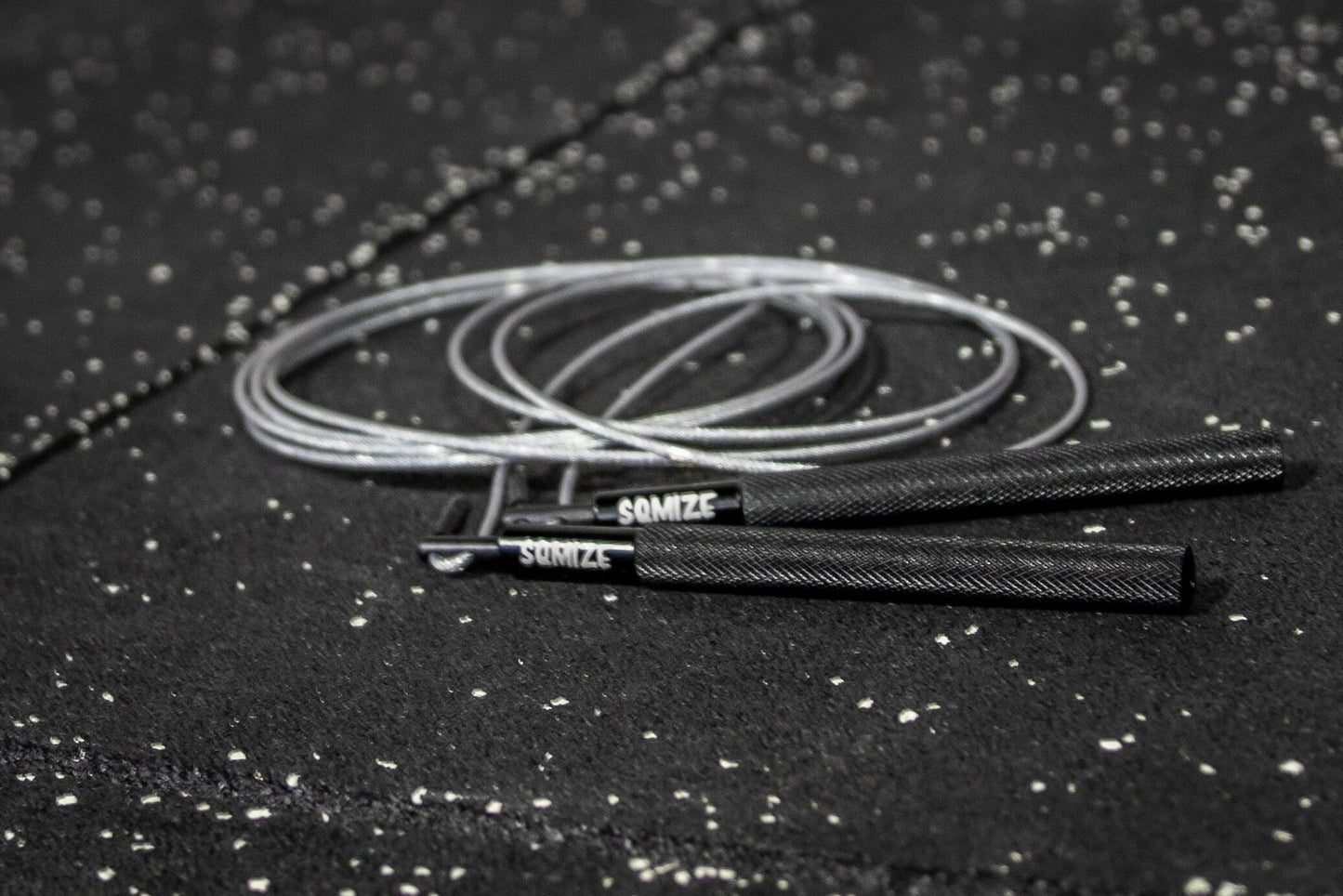 Jump Rope SQMIZE® SRQ Training Black Silver Edition - SQMIZE Nederland