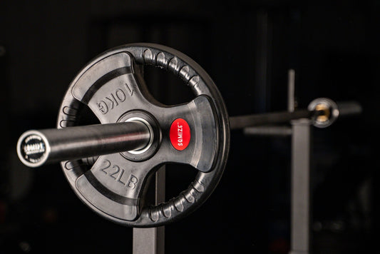 Olympic Classic Rubber Plate Barbellset SQMIZE® DB50R-3, 70 kg - SQMIZE Nederland