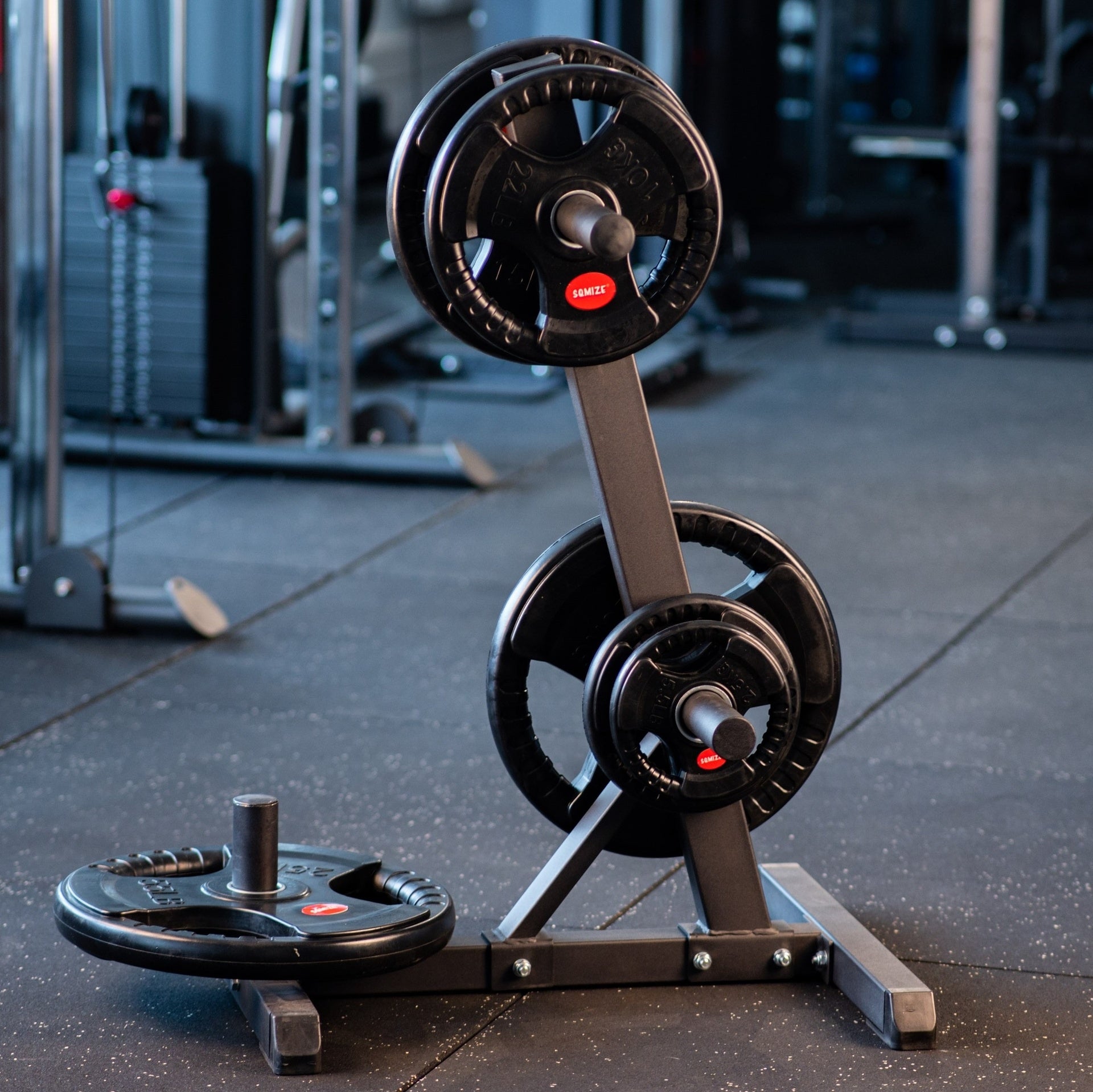 Olympic Classic Rubber Plate-Set SQMIZE® OPR70, 70 kg - SQMIZE Nederland