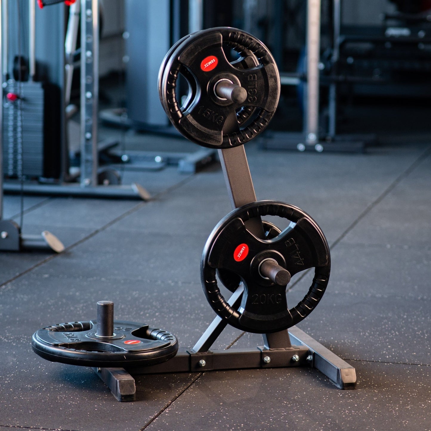 Olympic Classic Rubber Plate-Set SQMIZE® OPR70, 70 kg - SQMIZE Nederland