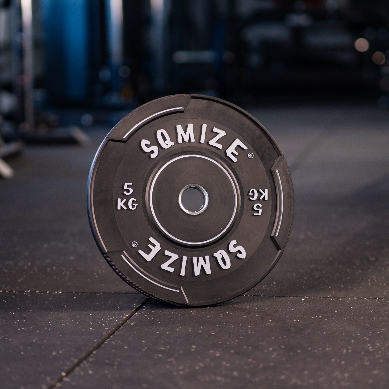 Premium Bison Black Bumper Plate Set SQMIZE® V-BBP100, 100 kg - SQMIZE Nederland