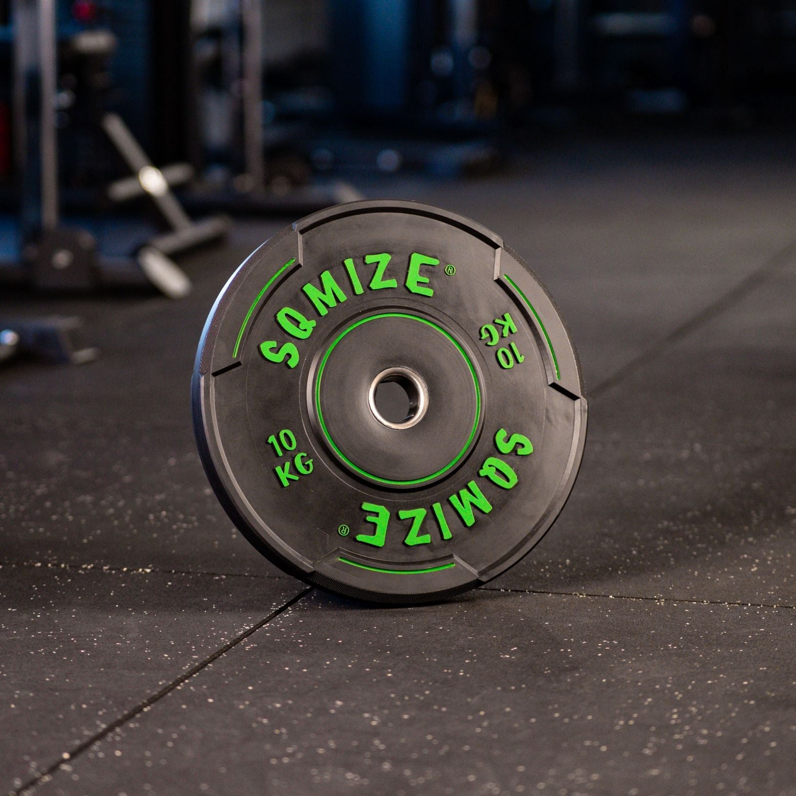Premium Bison Black Bumper Plate Set SQMIZE® V-BBP100, 100 kg - SQMIZE Nederland