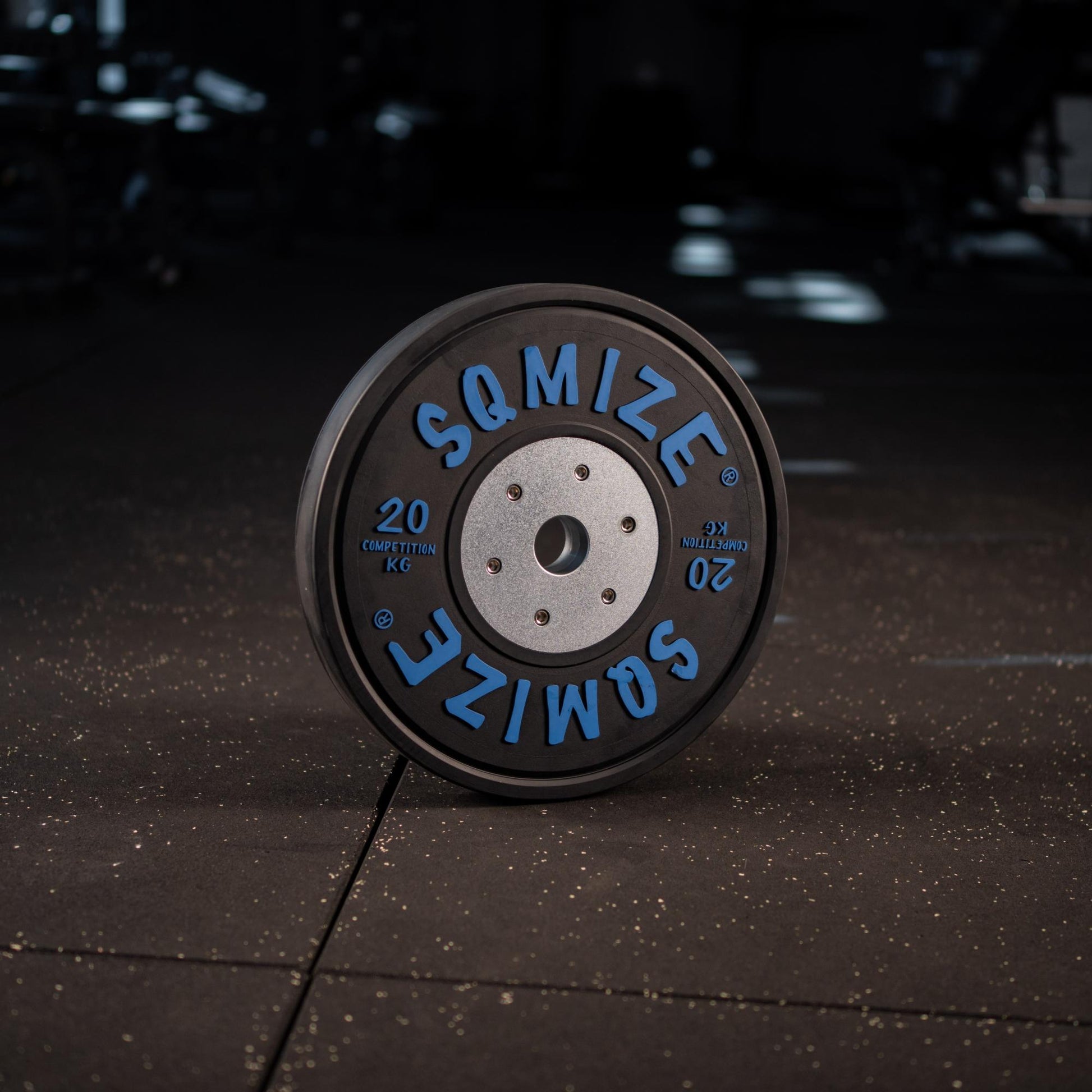 Premium Bison Black Competition Bumper Plate SQMIZE® V-CompBP20 - SQMIZE Nederland