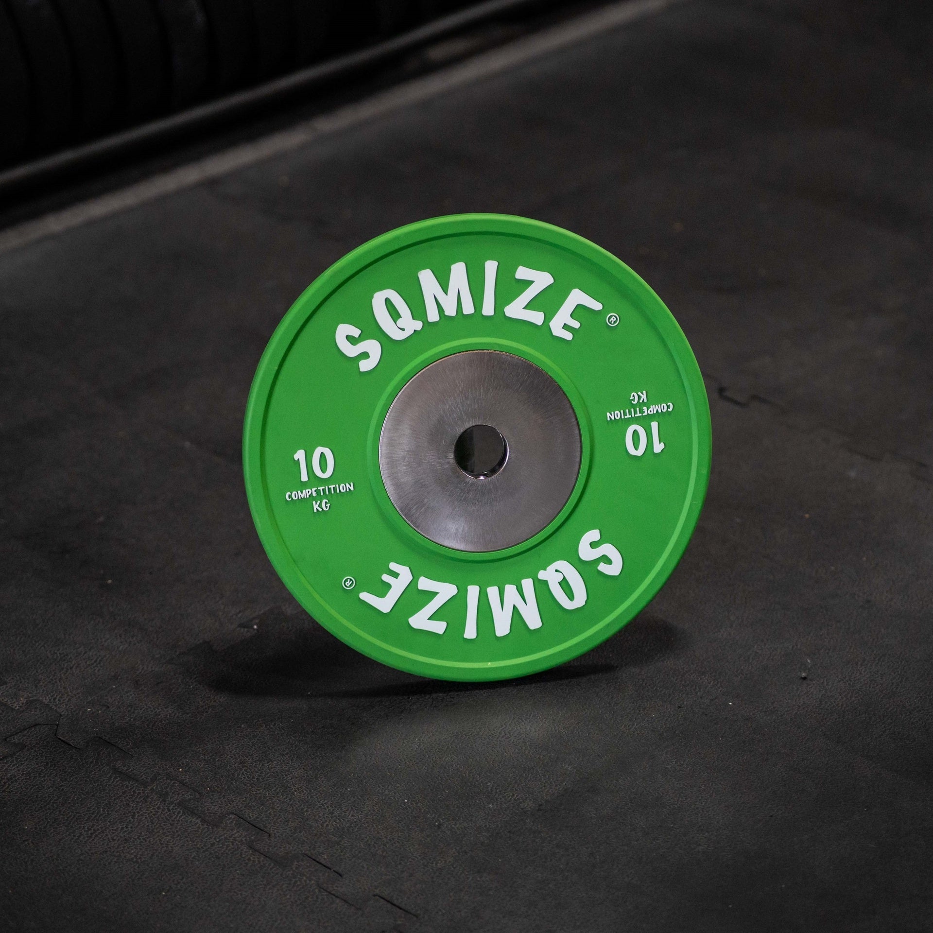 Premium Bison Competition Bumper Plate Met Barbell Set SQMIZE® CompBS90, 110 kg - SQMIZE Nederland