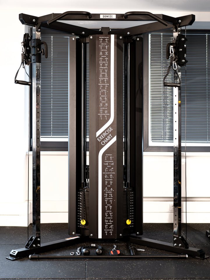 Professioneel Triangle Kabelstation, Functional Trainer SQMIZE® ELITE CLUB FT18i XTR - SQMIZE Nederland