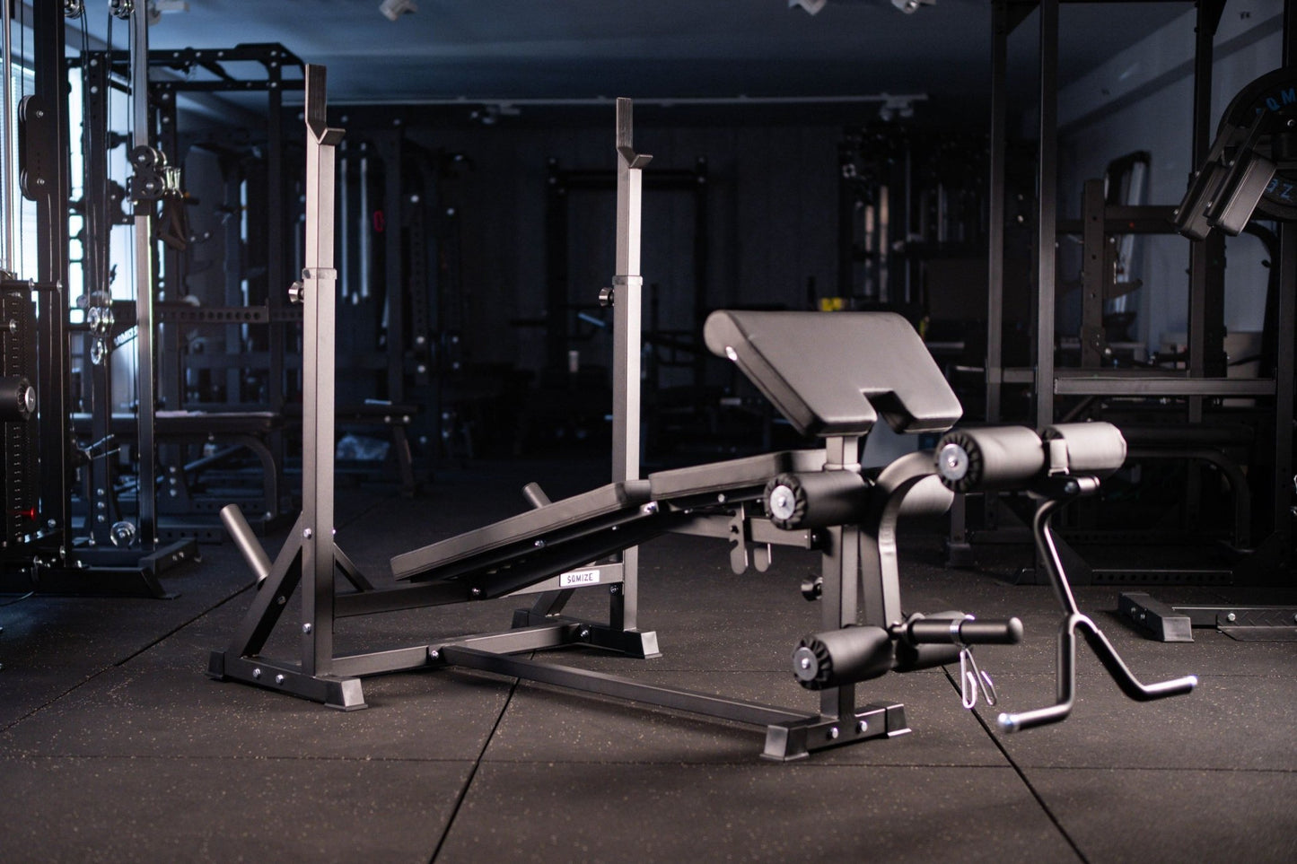 Squat- en Benchrack Bank SQMIZE® POWER PACK WB7i - SQMIZE Nederland