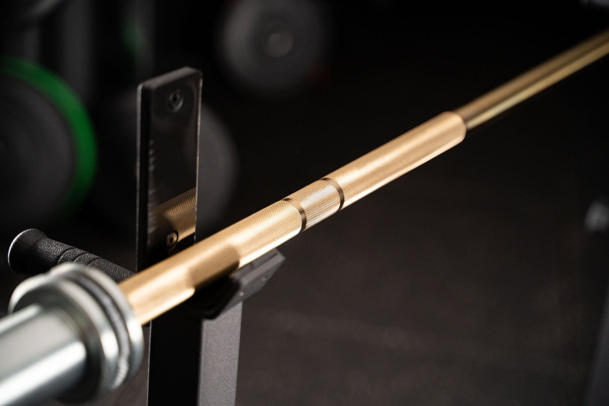 Wild Bison Barbell SQMIZE® ELITE CLUB OB86CRm-S Titanium Gold (20kg) - SQMIZE Nederland